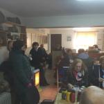 Με σύμμαχο την ηλιοφάνεια και την καλή διάθεση, η κοπή της βασιλόπιτας για το 2025.