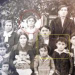 με κόκκινο κύκλο η νύφη Αλεξάνδρα και με κίτρινο τα δύο επιζήσαντα αδέρφια της